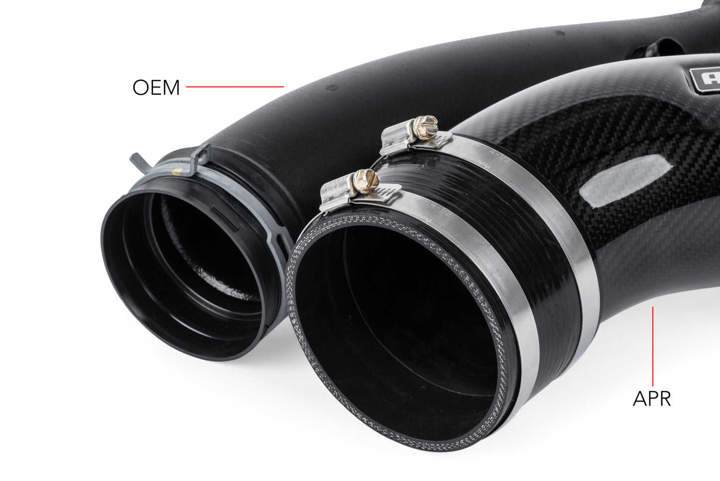APR - APR 2.5 TFSI EVO Turbocharger Inlet System (Rear Carbon Tube Only)