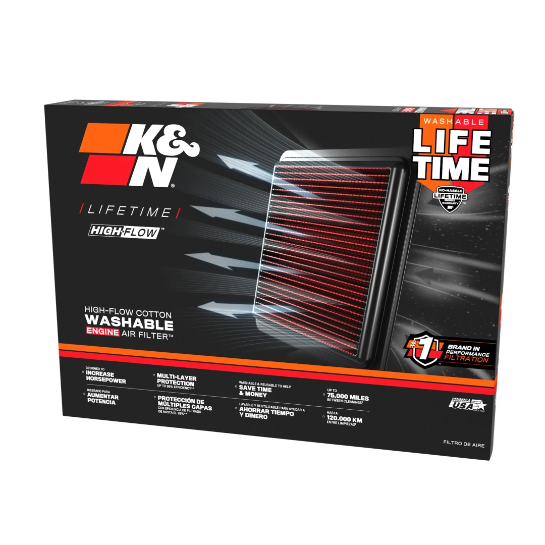 K&N 33-5125 - Panel Replacement Air Filter