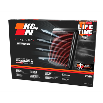 K&N 33-5125 - Panel Replacement Air Filter