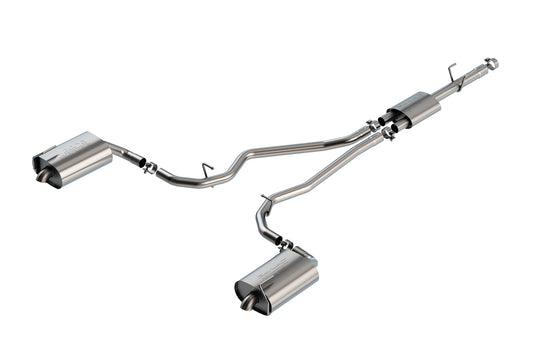 Borla - S-Type Cat-Back Exhaust - 2020-2025 Explorer XLT/Limited 2.3L EcoBoost