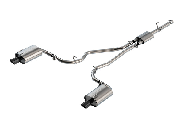 Borla - S-Type Cat-Back Exhaust - 2020-2024 Explorer Limited 2.3L EcoBoost