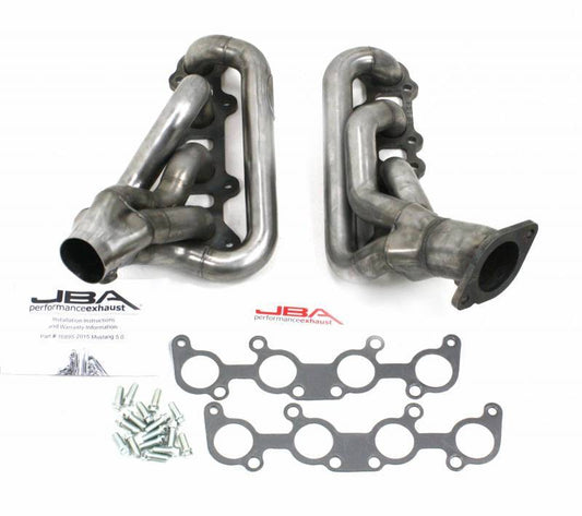 JBA - 1 3/4" Header Shorty Stainless Steel - 2015-2023 Mustang GT