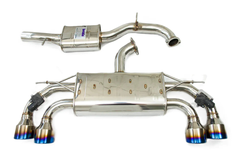 Invidia - Q300 Series Cat-Back Stainless Exhaust System - Rolled S.S. Tips
