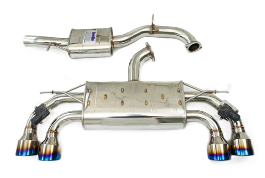 Invidia - Q300 Series Cat-Back Stainless Exhaust System - Rolled S.S. Tips