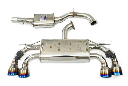 Invidia - Q300 Series Cat-Back Stainless Exhaust System - Rolled Titanium Tips
