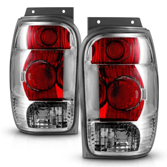 Anzo - Taillights Chrome - 1998-2001 Explorer