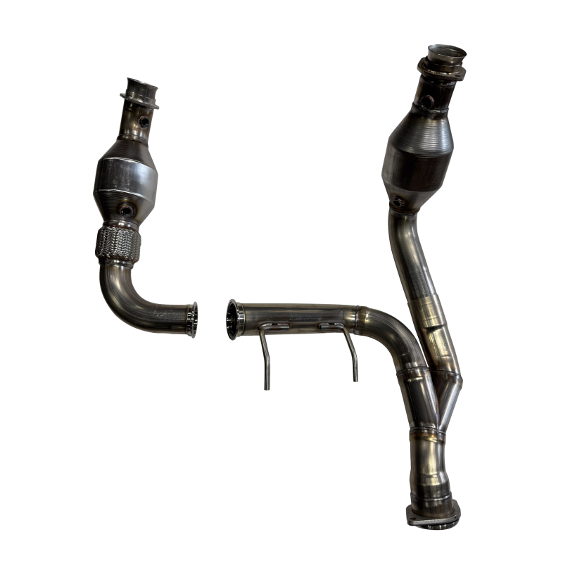 SPD - Alpha Catted Y-Pipe - 2021 - 2026 Ford 5.0L V8 Coyote F-150