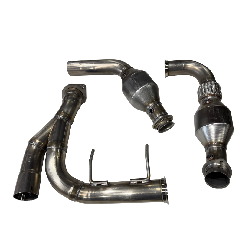 SPD - Alpha Catted Y-Pipe - 2021 - 2026 Ford 5.0L V8 Coyote F-150