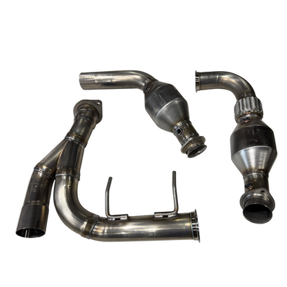 SPD - Alpha Catted Y-Pipe - 2021 - 2026 Ford 5.0L V8 Coyote F-150