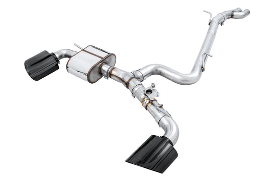 AWE - SwitchPath Exhaust Diamond Black RS-style Tips - 2017-2020 Audi 8V RS3