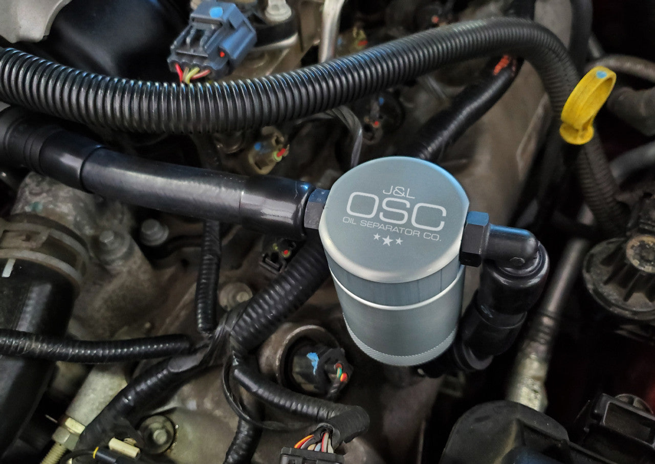 J&L - Oil Separator 3.0 V2 Driver Side - 2005-2010 Mustang GT