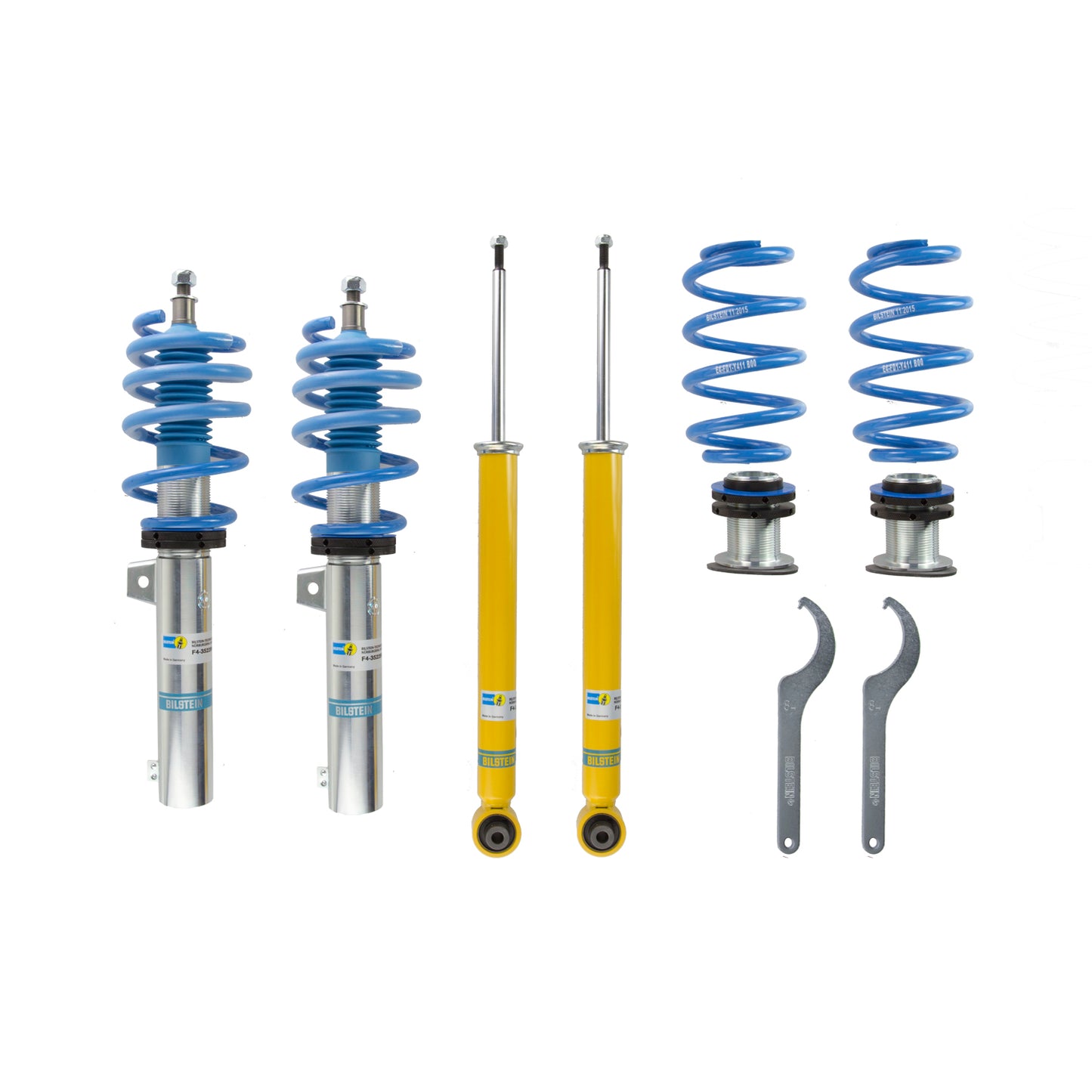 Bilstein - B14 (PSS) Suspension Kit - 2015-2020 Audi A3/S3/RS3; 2015-2021 VW Arteon/Golf Alltrack/GTI/R