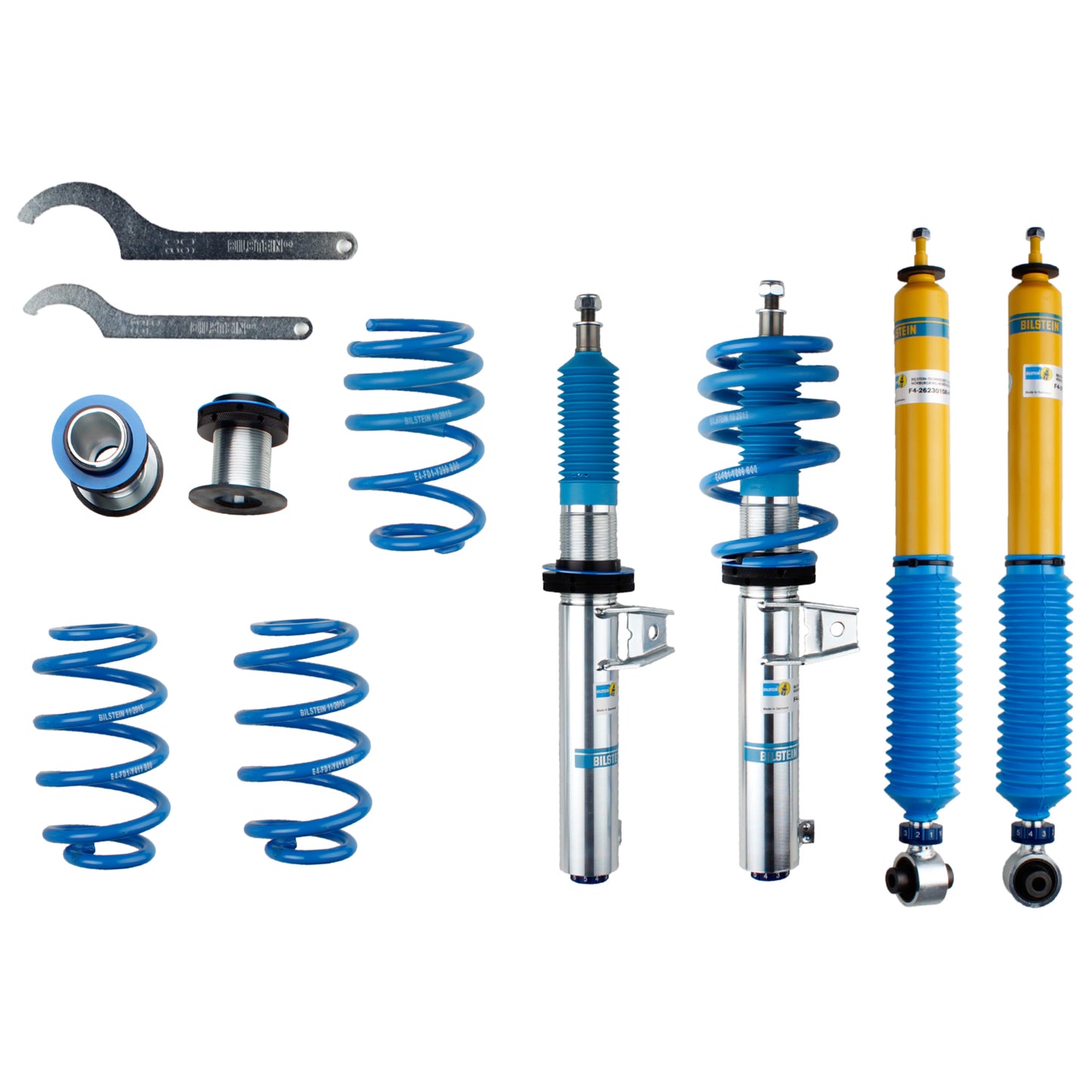 Bilstein - B16 (PSS10) Suspension Kit - 2015-2020 Audi A3/S3/RS3; 2015-2021 VW Arteon/Golf Alltrack/GTI/R