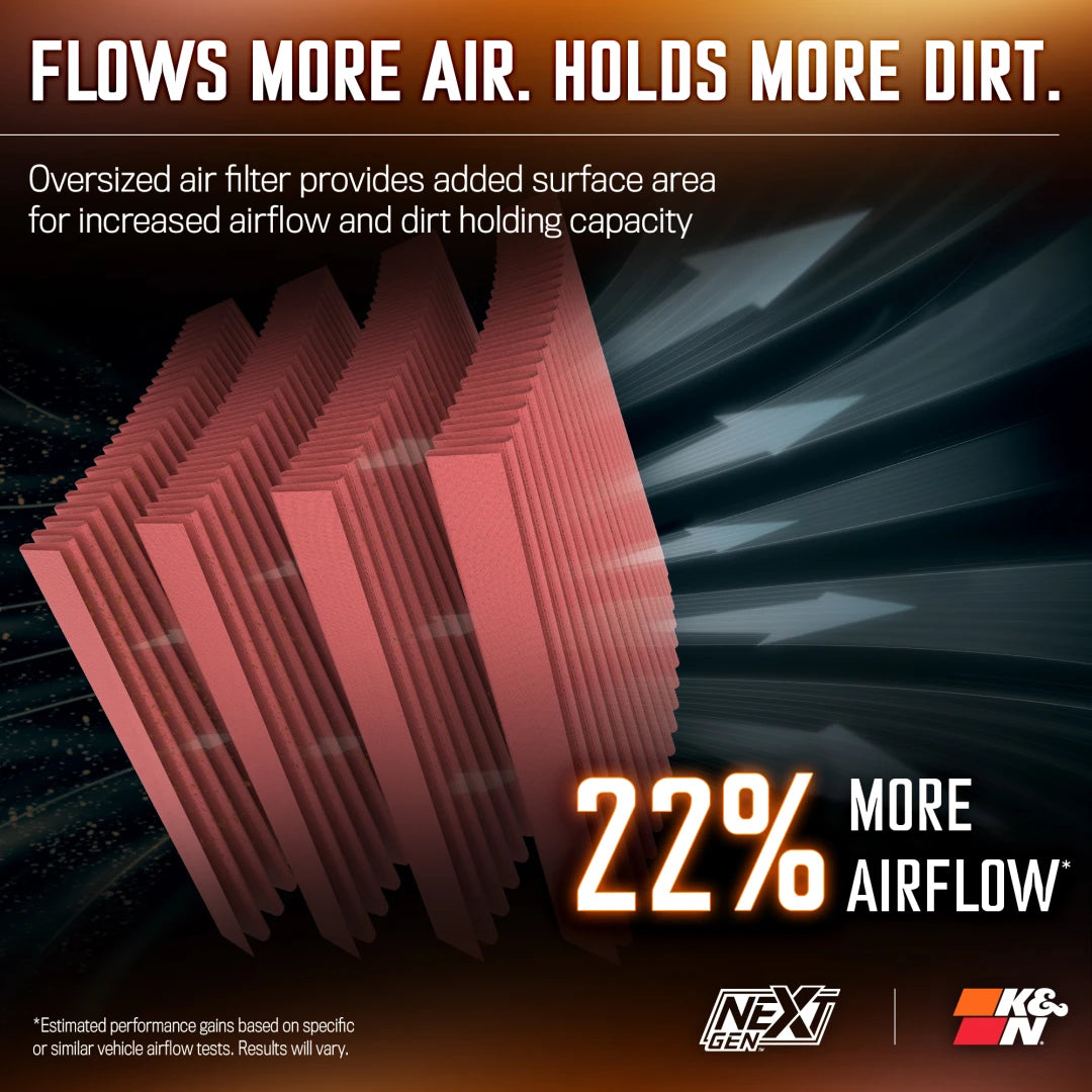 K&N 50-3092 - NextGen Performance Air Intakes - 2016-2024 Chevrolet Camaro SS V8 6.2L