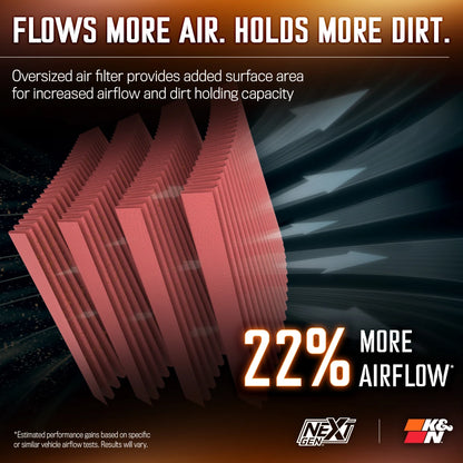 K&N 50-3092 - NextGen Performance Air Intakes - 2016-2024 Chevrolet Camaro SS V8 6.2L