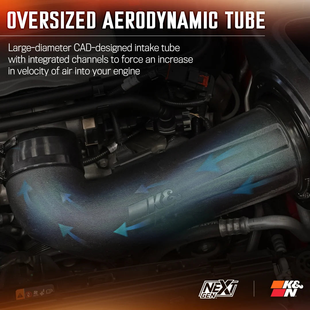 K&N 50-3092 - NextGen Performance Air Intakes - 2016-2024 Chevrolet Camaro SS V8 6.2L
