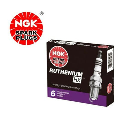 NGK LTR7BHX (95605) - Ruthenium HX Cold Spark Plug Set (6) - EcoBoost 2.7L 3.0L 3.5L