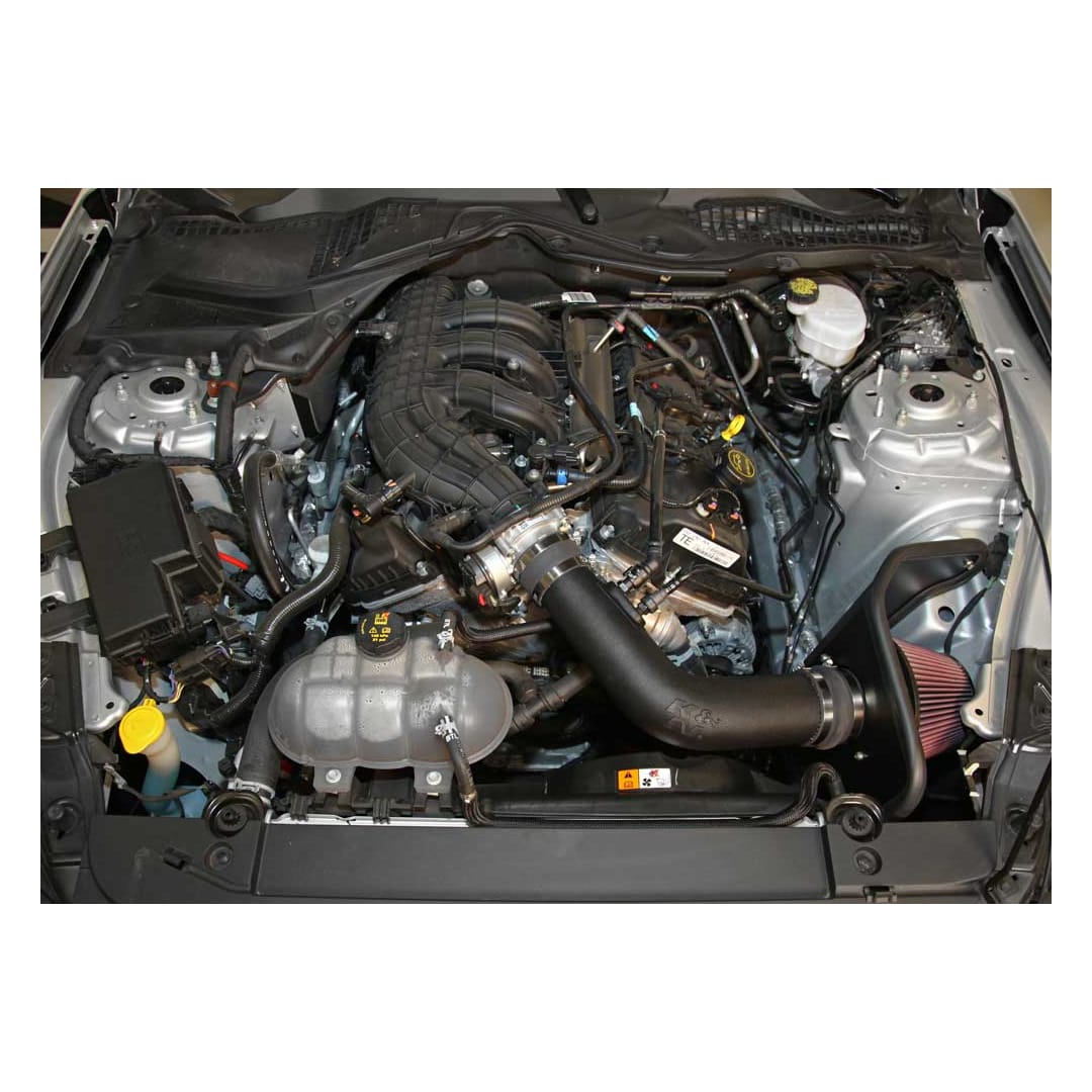 K&N - FIPK High Flow Cold Air Intake - 2015-2017 Mustang V6