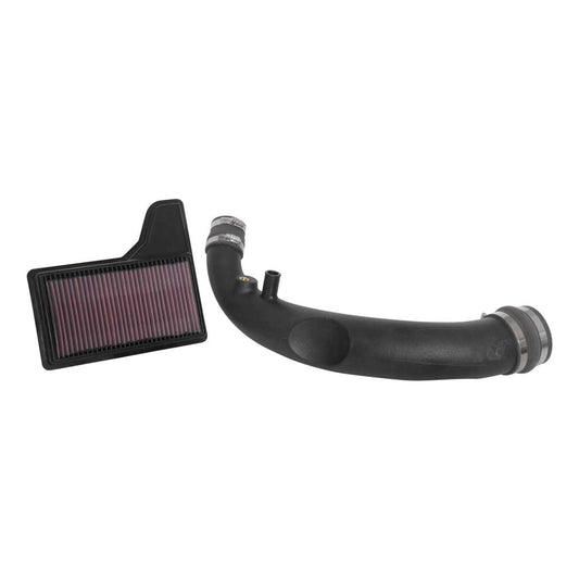 K&N - FIPK High Flow Cold Air Intake Tube & Filter - 2018-2021 Mustang EcoBoost