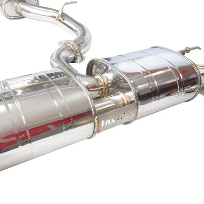 Invidia - R400 Series Cat-Back Stainless Exhaust System - Rolled Titanium Tips