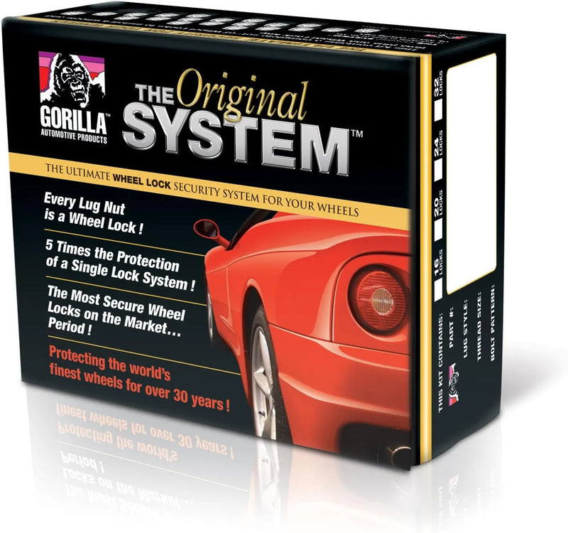 Gorilla - Black Factory Style Wheel Lock System - 2020+ Explorer ST