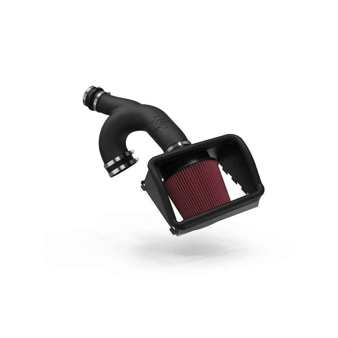 K&N 63-2593 - 63 Series Aircharger Performance Air Intake System - 2015-2025 Ford F-150 2.7L EcoBoost