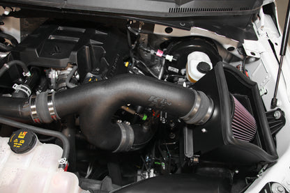 K&N 63-2593 - 63 Series Aircharger Performance Air Intake System - 2015-2025 Ford F-150 2.7L EcoBoost