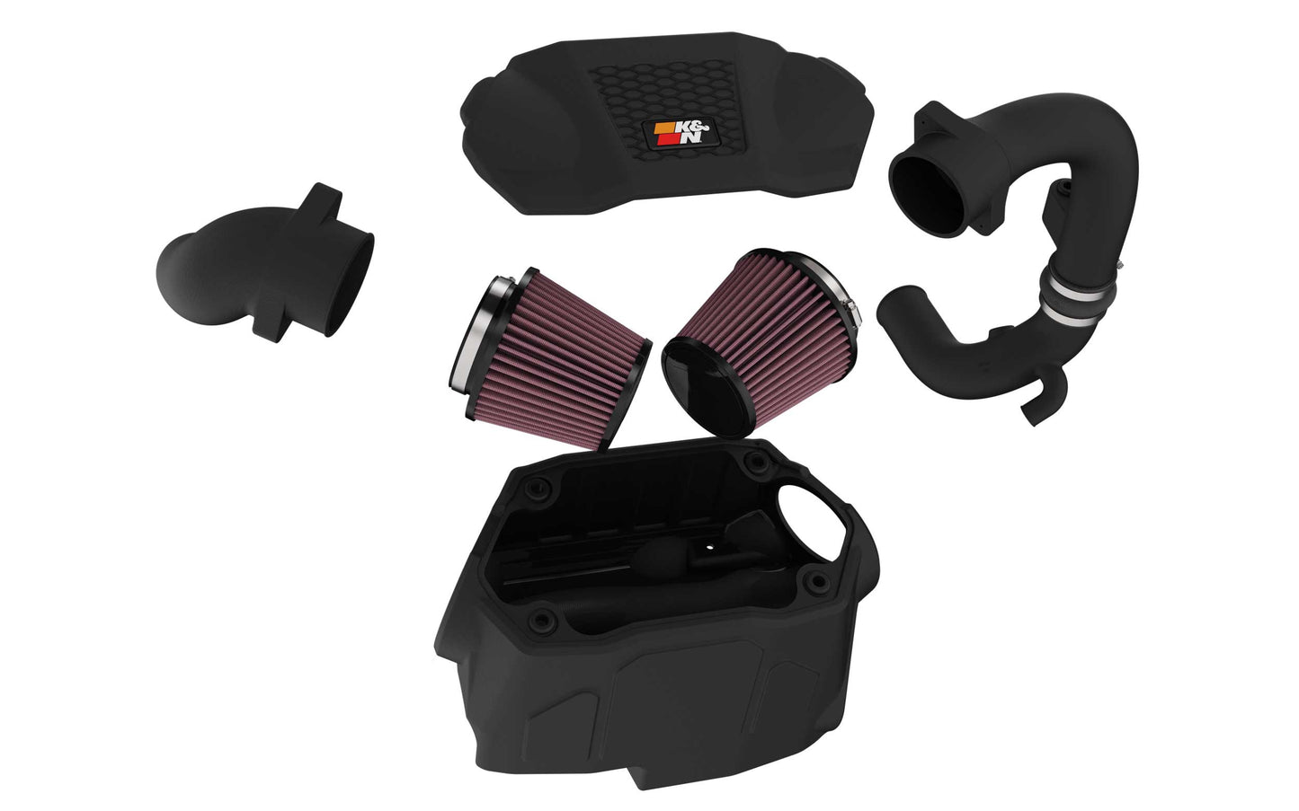 K&N 63-2622 - 63 Series Aircharger Performance Cold Air Intake System