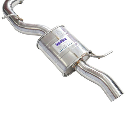 Invidia - R400 Series Cat-Back Stainless Exhaust System - Rolled Titanium Tips