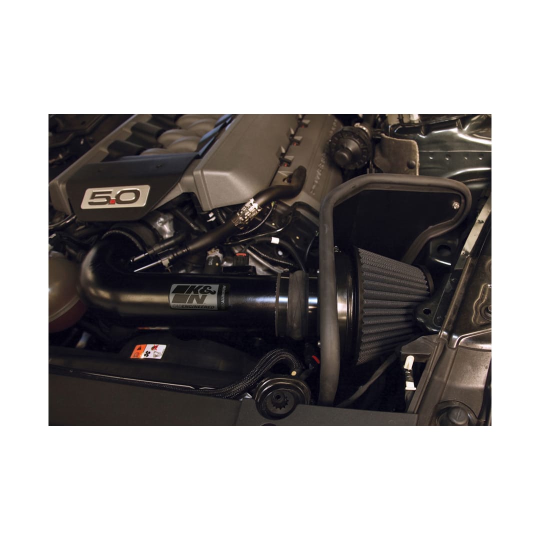 K&N - DryFlow Cold Air Intake - 2015-2017 Mustang GT