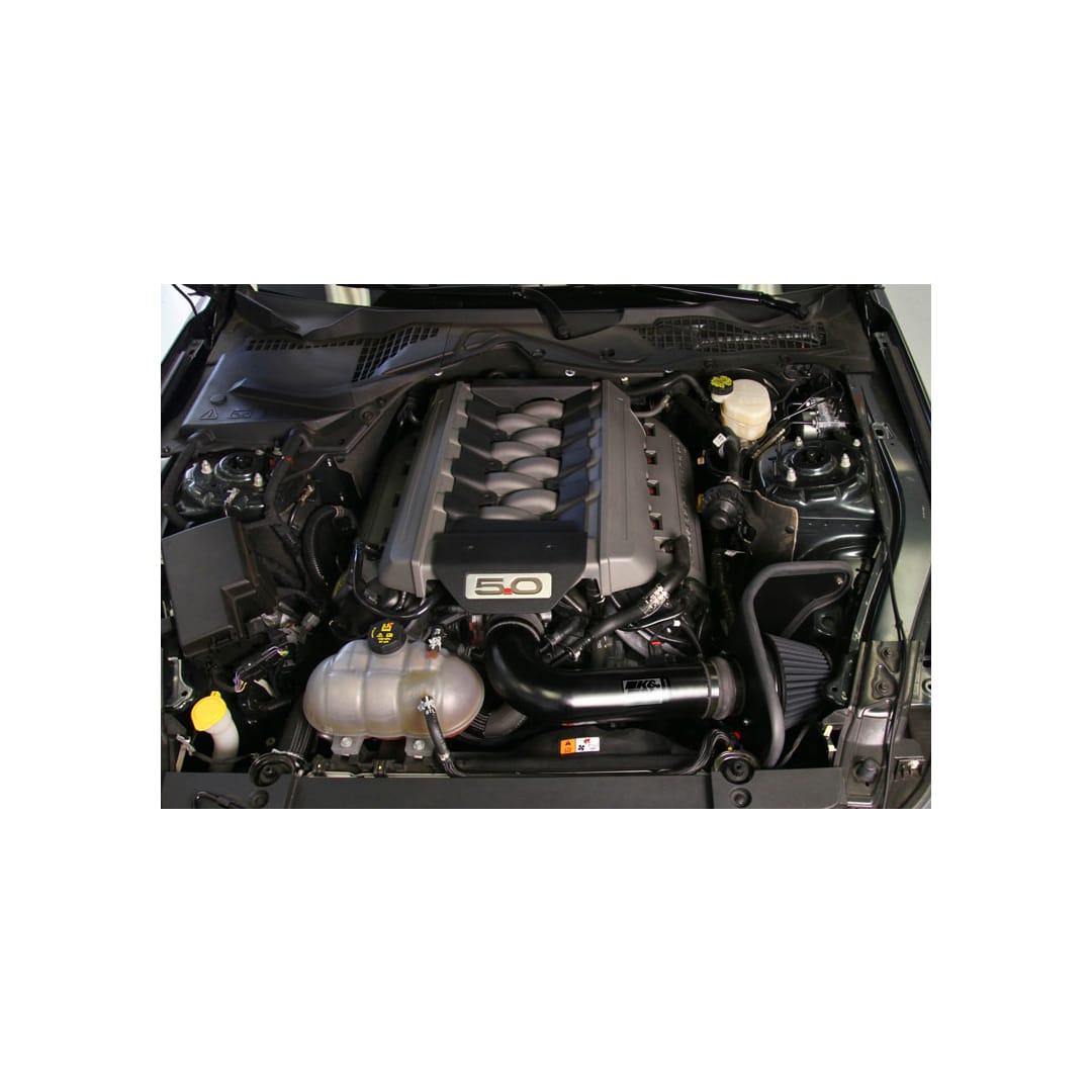 K&N - DryFlow Cold Air Intake - 2015-2017 Mustang GT