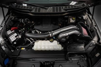 K&N 77-2617KC - 77 Series High-Flow Performance Cold Air Intake System - 2015-2025 Ford F-150 2.7L/3.5L EcoBoost