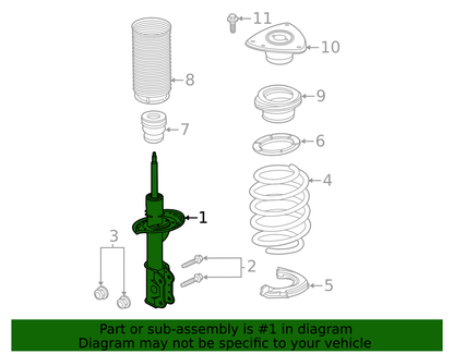 Motorcraft - Shock Absorber Assembly Front Right (ASH-85989) - 2020+ Explorer PIU