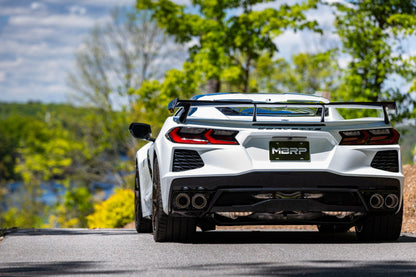 MBRP - T304 STAINLESS STEEL 3" CAT-BACK QUAD CF TIPS - 2020-2024 CHEVROLET CORVETTE C8 6.2L