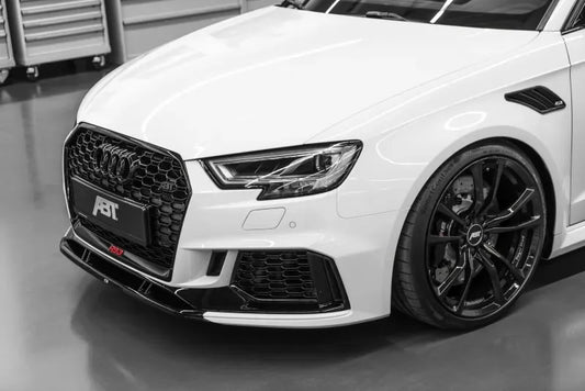 ABT - Glossy Black Front Lip Add-on - Audi RS3 Sedan | Sportback 2018-2020