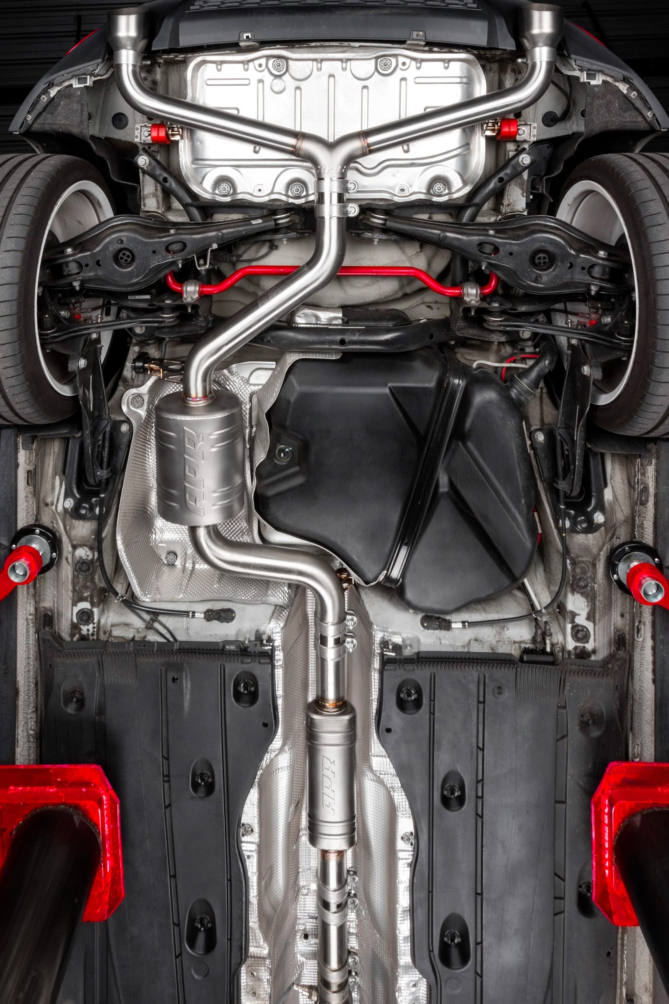 APR CBK0005 - Catback Exhaust System Front Muffler - GTI/TRC (MK7/MK7.5)