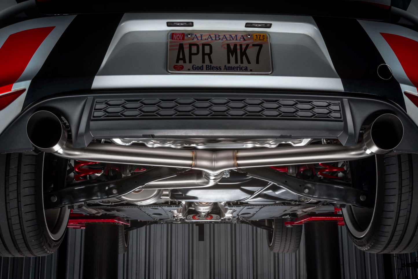 APR CBK0007 - Catback Exhaust System (w/ Front Muffler) - GTI (MK7.5)