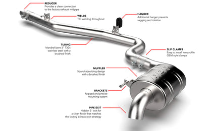 APR CBK0048  - Catback Exhaust System - Tiguan (MK2) (AWD)