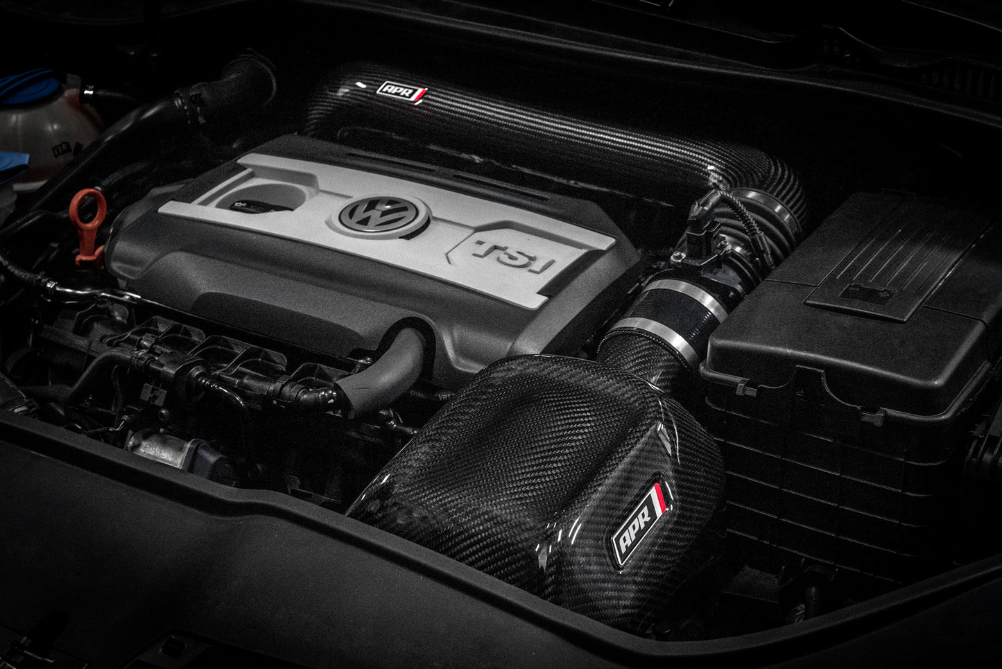 APR CI100035-B - Carbon Fiber Intake System: Rear Turbo Inlet Pipe, 1.8T/2.0T EA888 PQ35