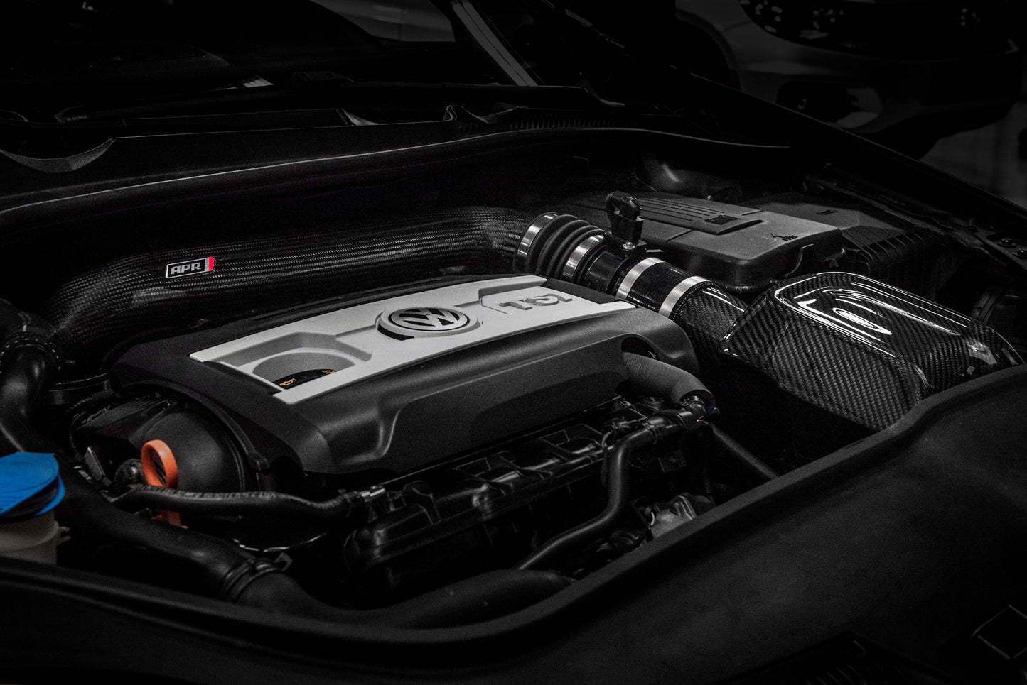 APR CI100035-B - Carbon Fiber Intake System: Rear Turbo Inlet Pipe, 1.8T/2.0T EA888 PQ35