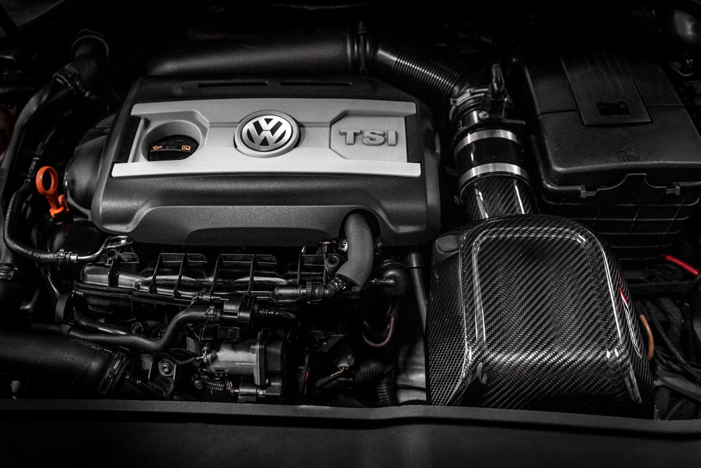 APR CI100035 - Carbon Fiber Intake System - Front Airbox - 1.8T/2.0T EA888 PQ35 Platform