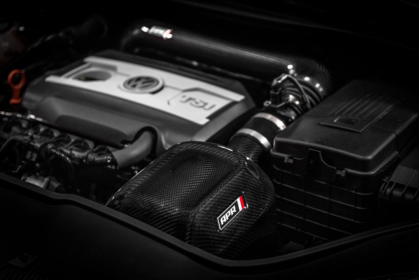 APR CI100035 - Carbon Fiber Intake System - Front Airbox - 1.8T/2.0T EA888 PQ35 Platform