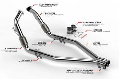 APR MPK0009 - Midpipe Exhaust System - SQ5 (B9)