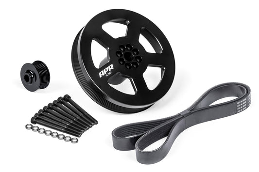 APR MS100184 - 3.0 TFSI Supercharger Drive and Crank Pulley with Belt (Press on)
