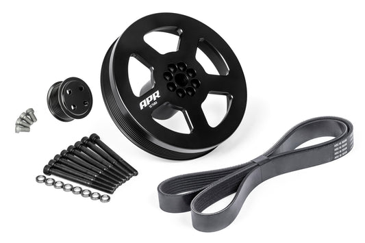 APR MS100185 - 3.0 TFSI Supercharger Drive and Crank Pulley with Belt (Bolt on)
