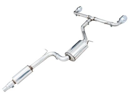 AWE - Touring Edition Cat-Back Exhaust System - Chrome Silver Tips