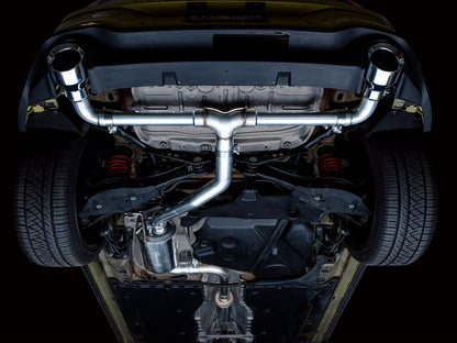 AWE - Touring Edition Cat-Back Exhaust System - Chrome Silver Tips