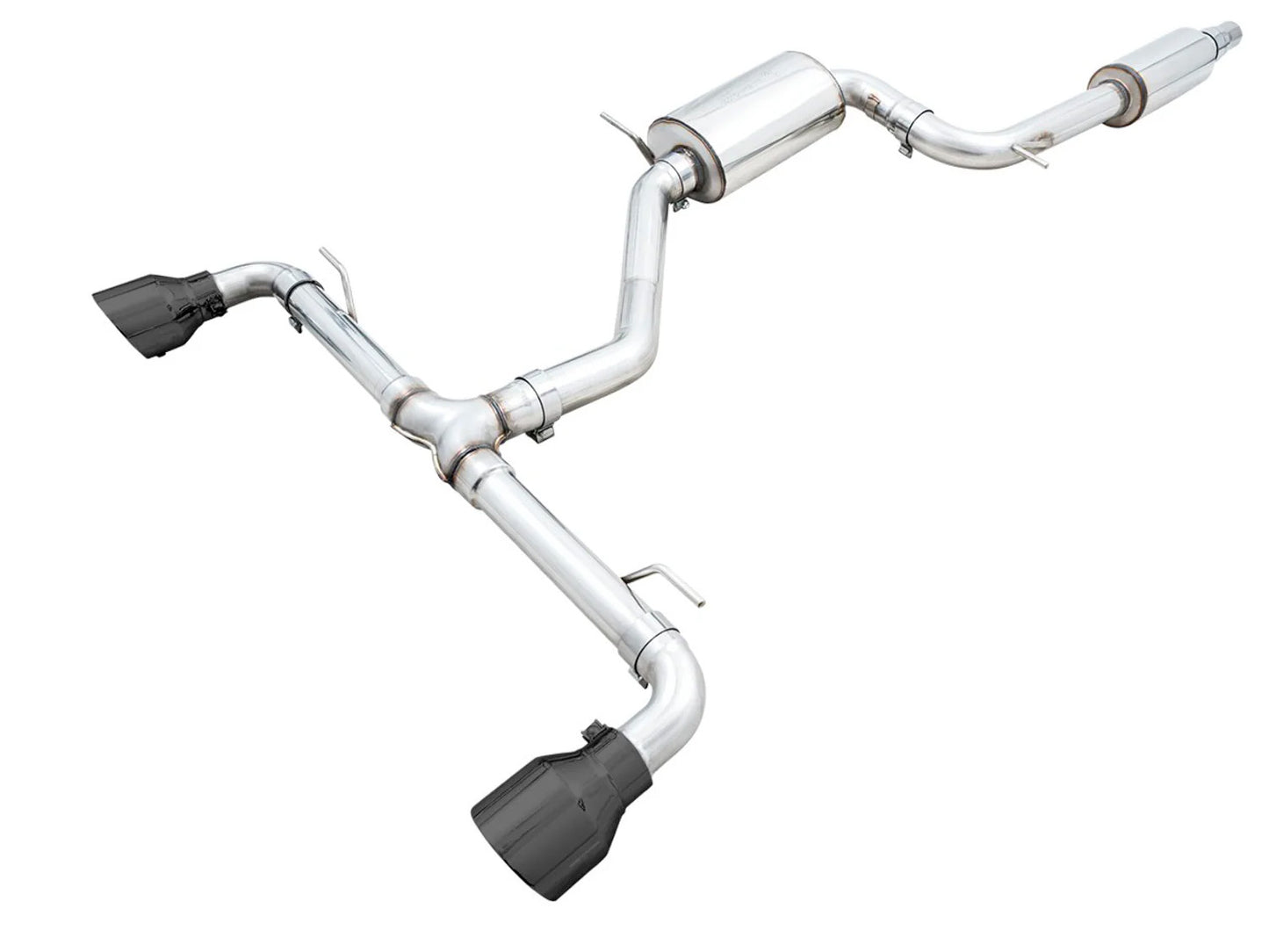 AWE - Touring Edition Cat-Back Exhaust System - Diamond Black Tips