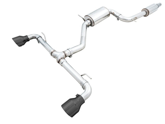 AWE - Touring Edition Cat-Back Exhaust System - Diamond Black Tips