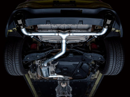 AWE - Touring Edition Cat-Back Exhaust System - Diamond Black Tips